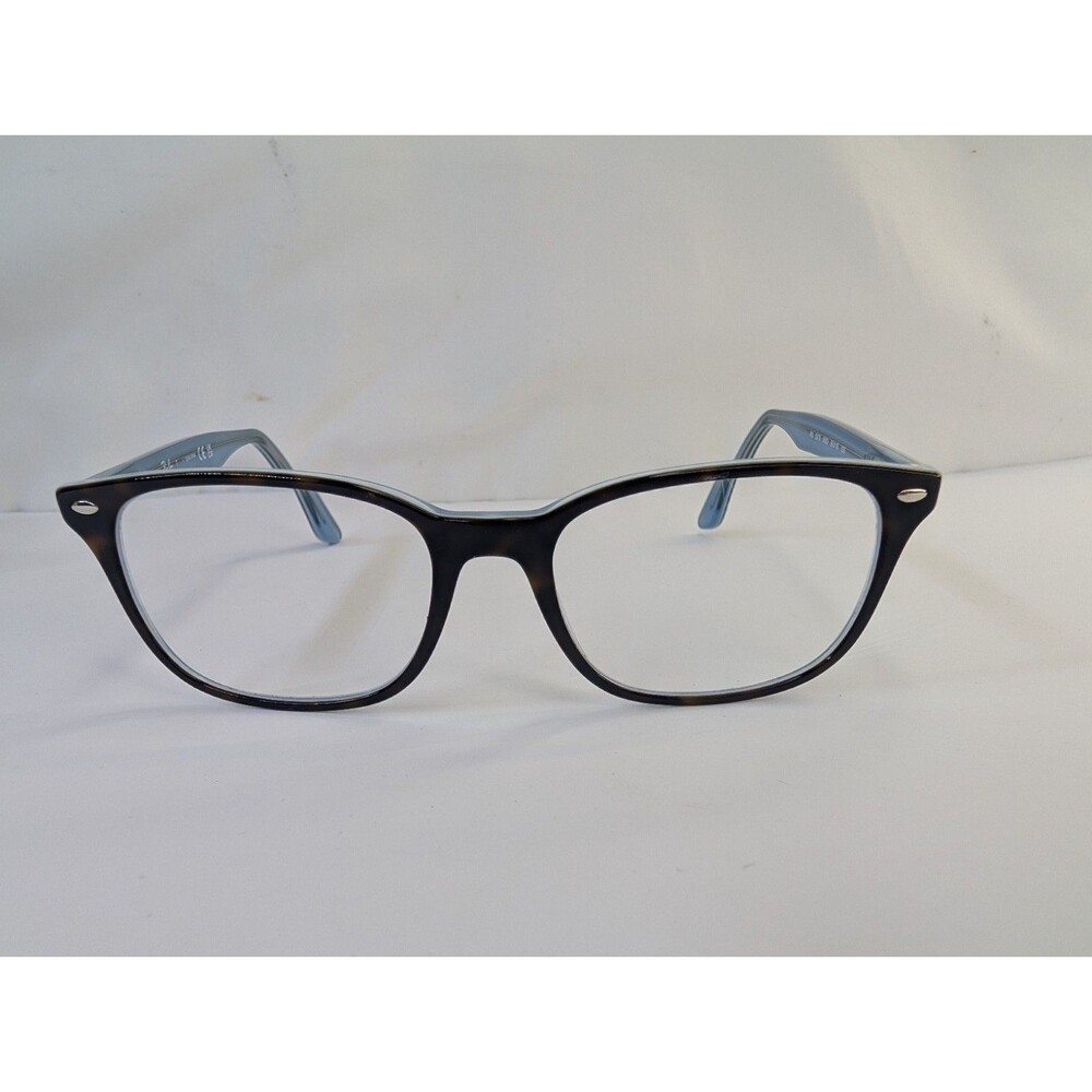 Ray-Ban RB5375 5883 Eyeglasses Havana On Light Blue 56mm Frame & Case